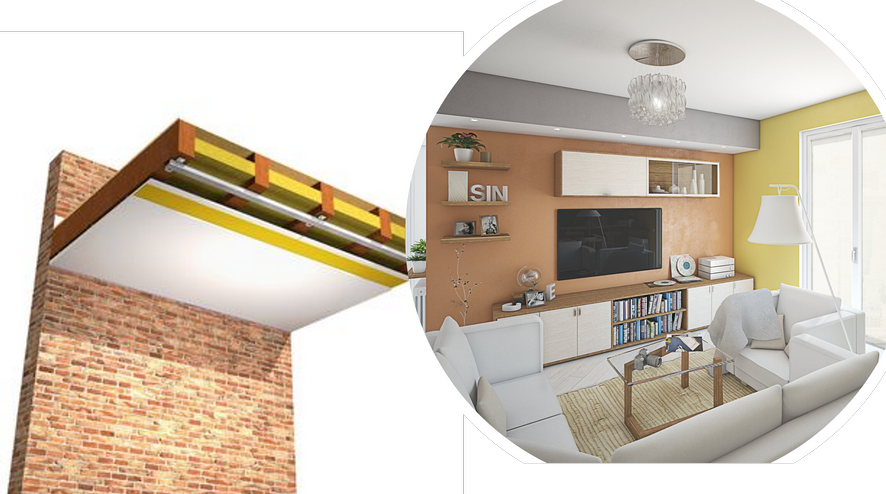 Isolamento Acustico Soffitto Spessore e Isolamento Acustico – Isolamento  Acustico ed Insonorizzazione – Sorgedil